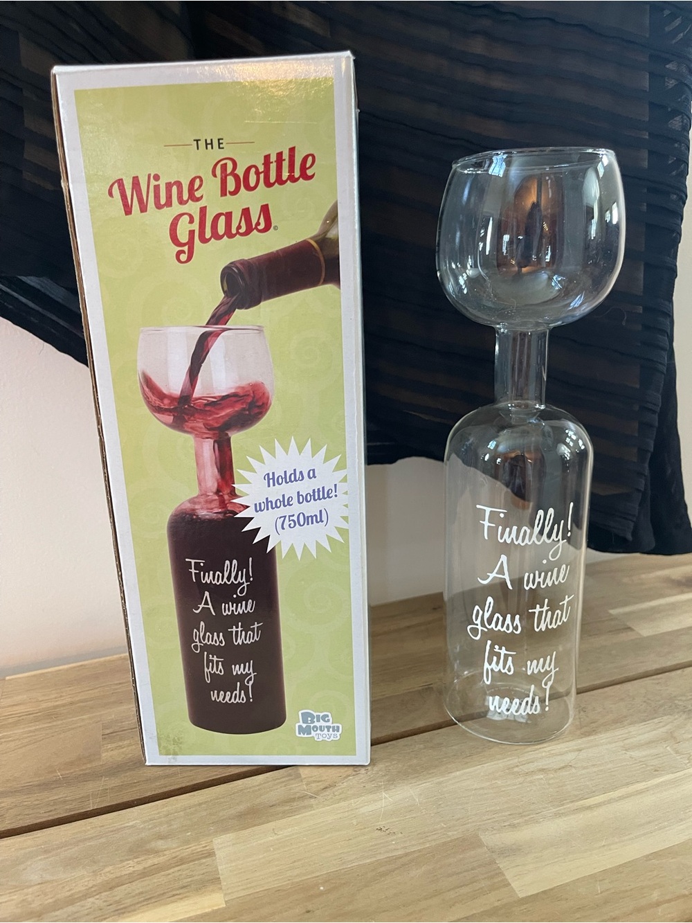 The Wine Bottle Glass - Clear Glass Wine Cup
